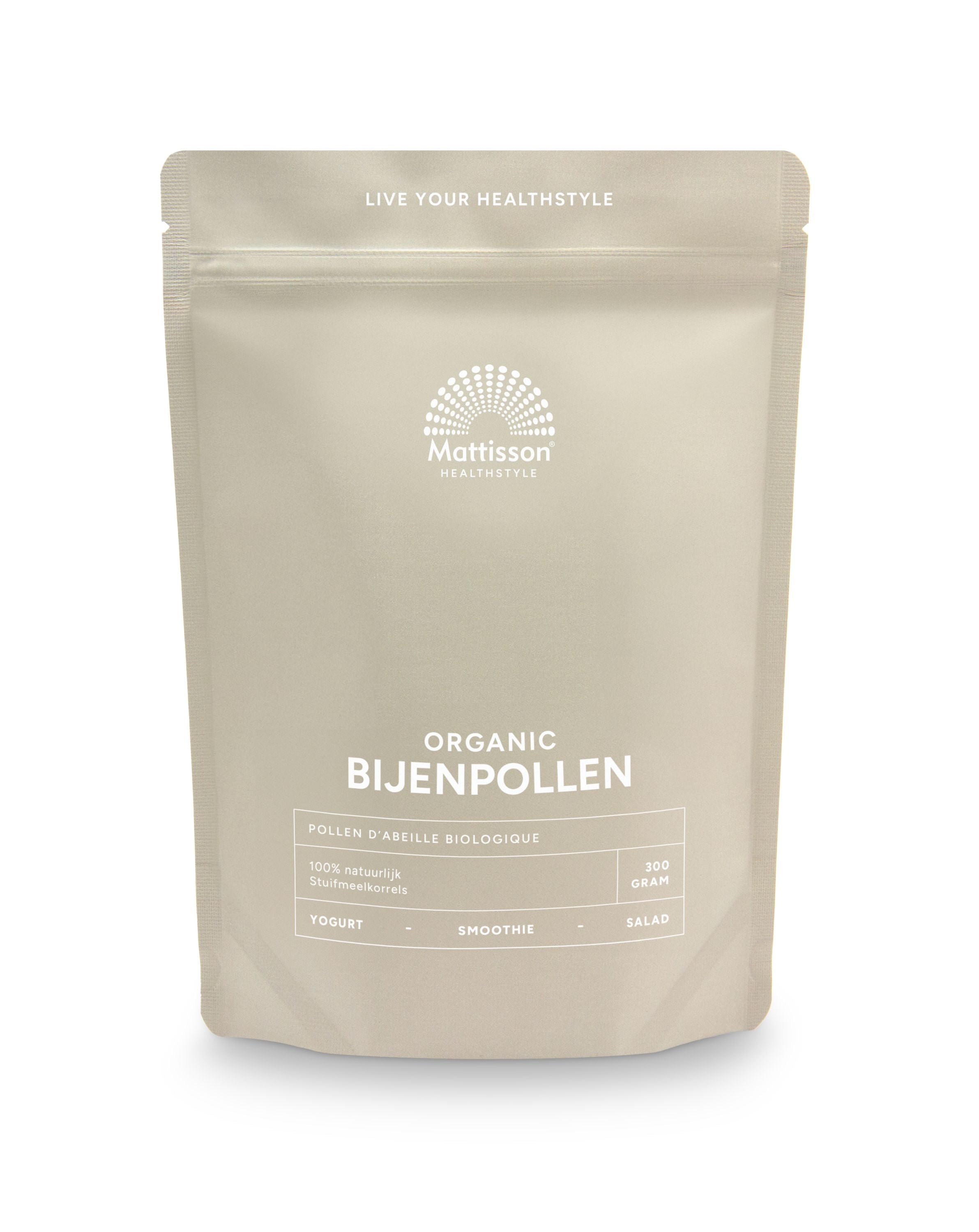 Mattisson Bijenpollen stuifmeelkorrels bio 300.00 Gram