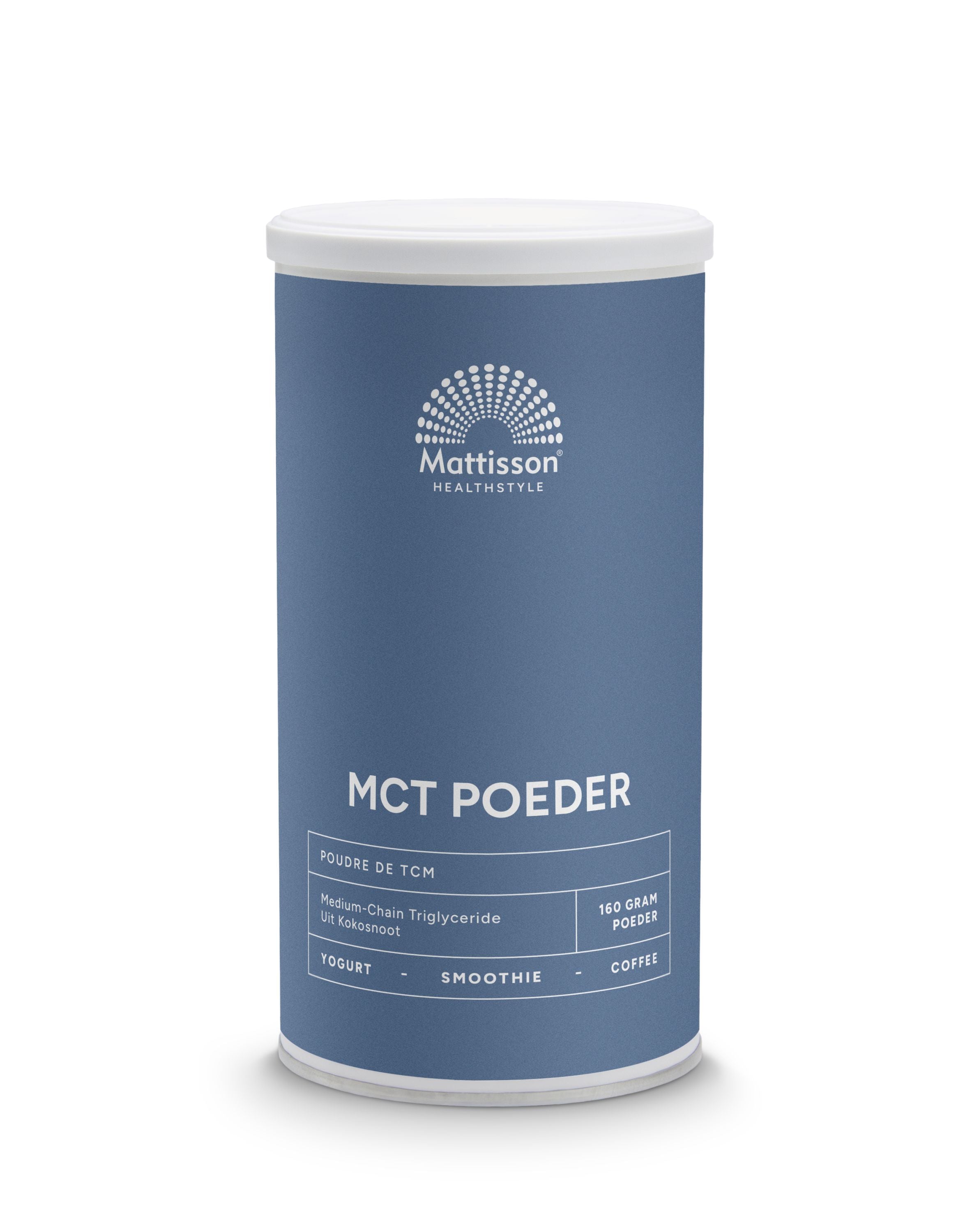 Mattisson MCT Poeder coconut pure 160 Gram