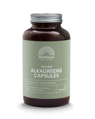 Mattisson Vegan alkagreens capsules 540mg 180.00 Vegetarische capsules