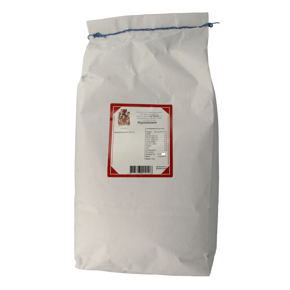 Le Poole Rijstebloem wit 5.00 Kilogram