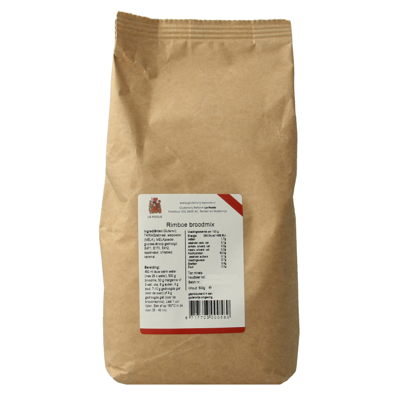 Le Poole Rimboe broodmix 500 Gram