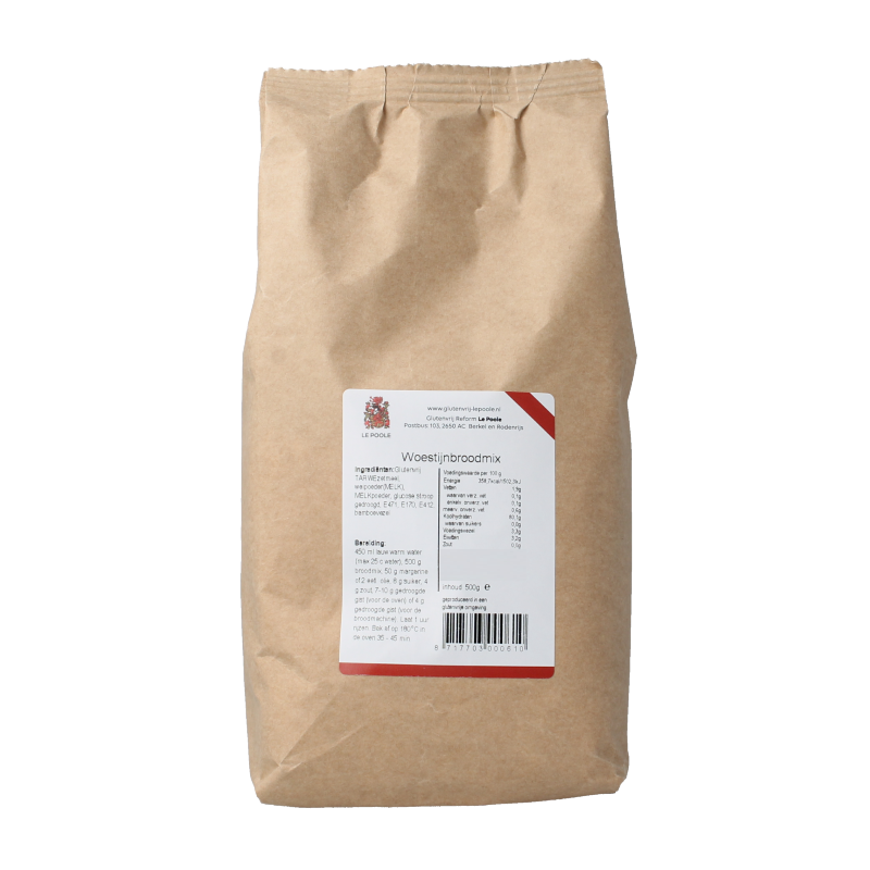 Le Poole Woestijnbroodmix 500 Gram