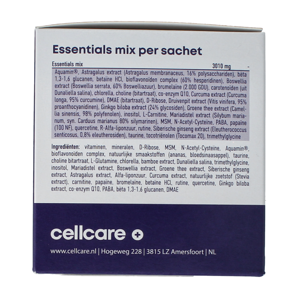 CellCare Cell Essentials multivitamine poeder 30.00 Zakjes
