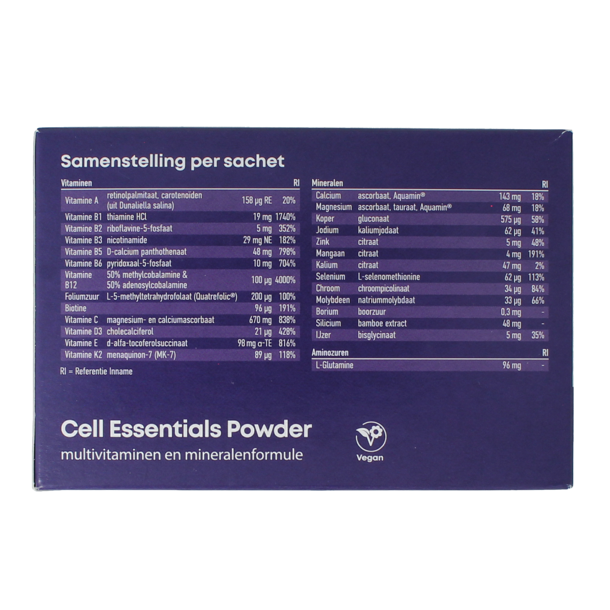 CellCare Cell Essentials multivitamine poeder 30.00 Zakjes
