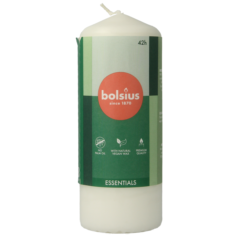 Bolsius Stompkaars 150/58 cloudy white 1 Stuks