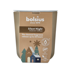 Bolsius Geurglas silent night hazelnut vanilla 1 Stuks