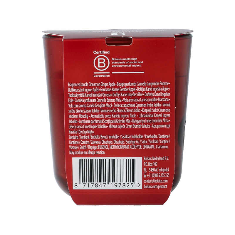 Bolsius Geurglas 80/73 true glow merry moments 1 Stuks