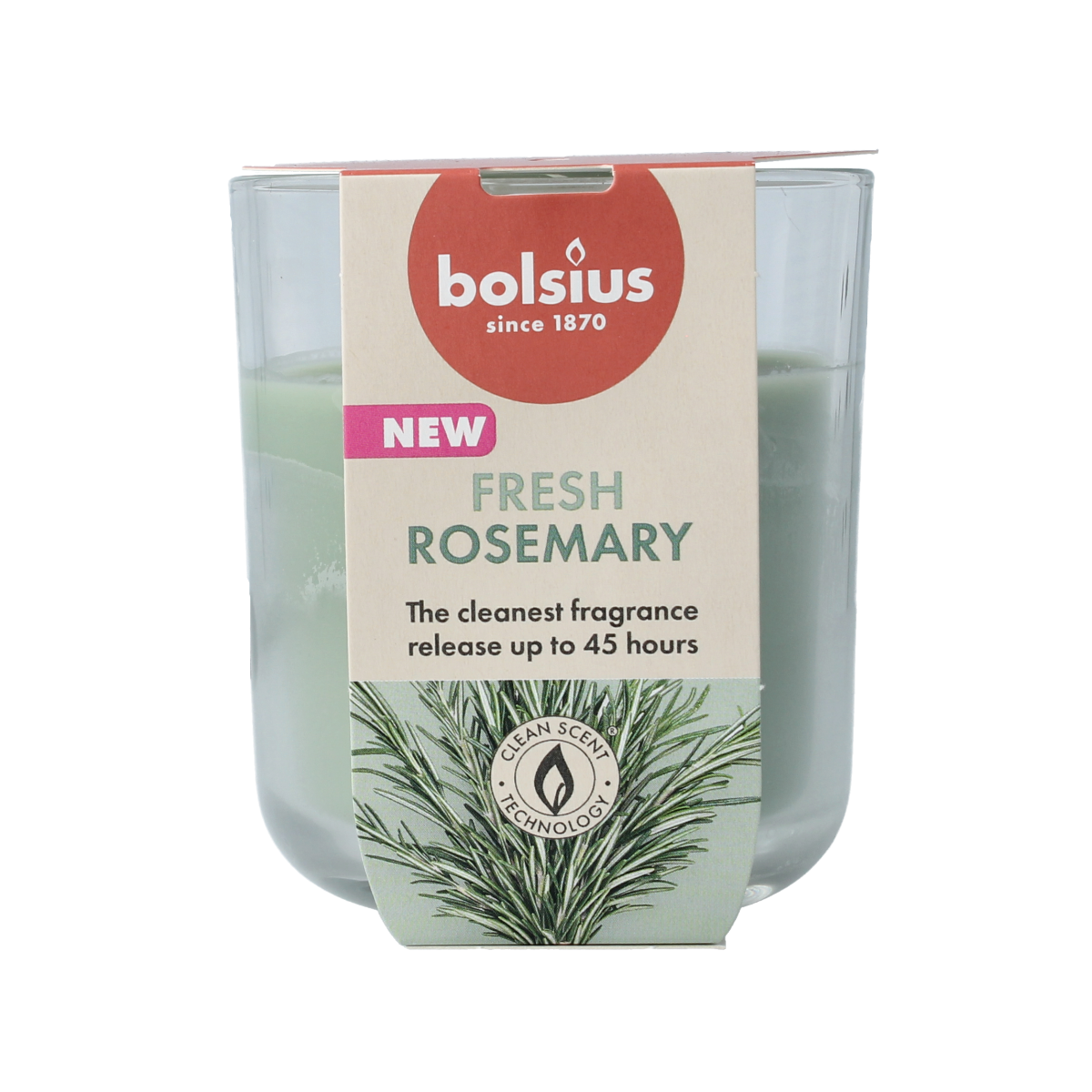 Bolsius Geurglas 97/85 true scents rosemary 1.00 Stuks