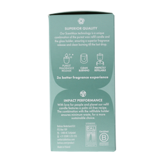 Bolsius Clean light gardenia & fig navul 2.00 Stuks