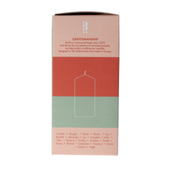 Bolsius Stompkaars 120/58 white silver 1 Stuks