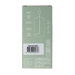 Bolsius Stompkaars 120/58 white silver 1 Stuks