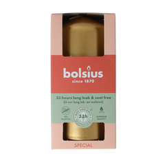 Bolsius Stompkaars 120/58 golden orange 1.00 Stuks