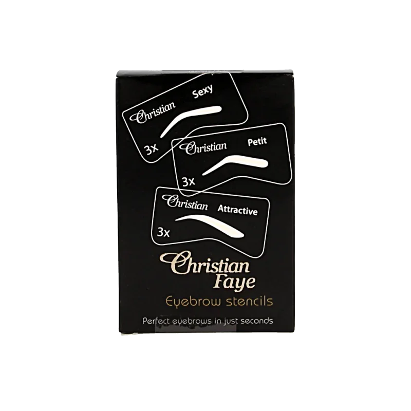 Christian Faye Eyebrow stencil set SPA 1 Set