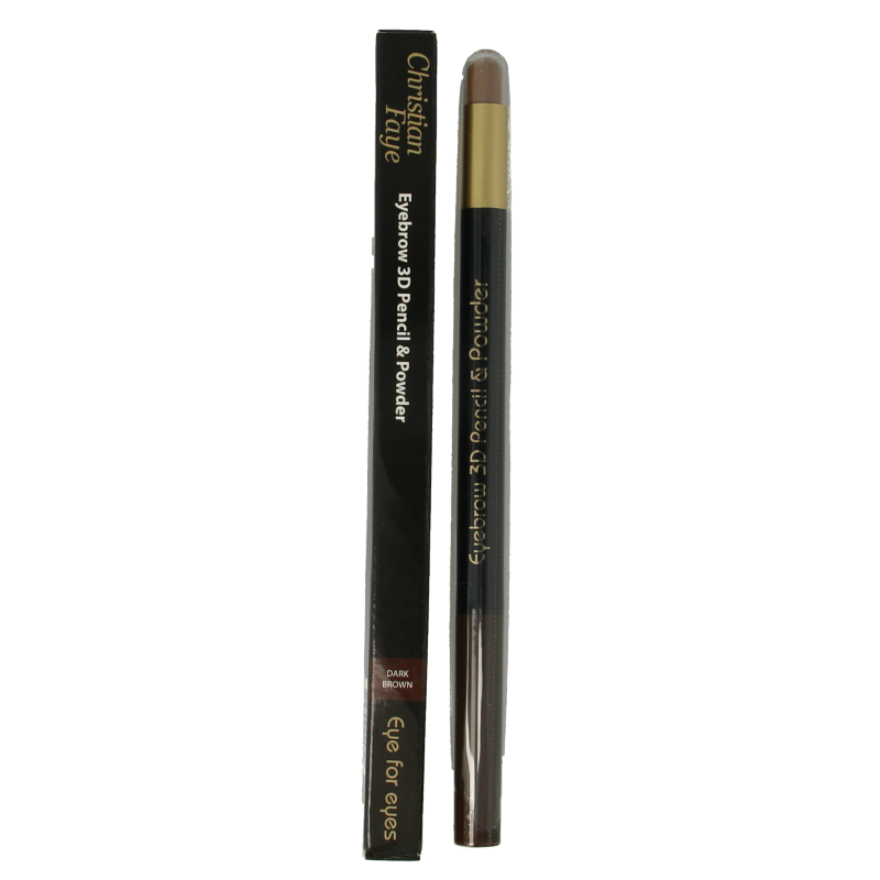 Christian Faye Eyebrow 3D pencil & powder dark brown 1 Gram