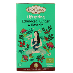 Shoti Maa Lifespring echinacea, ginger & rosehip bio 16 Zakjes