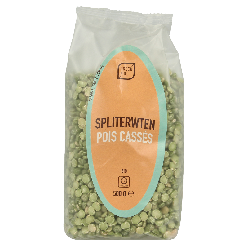 Greenage Spliterwten bio 500 Gram