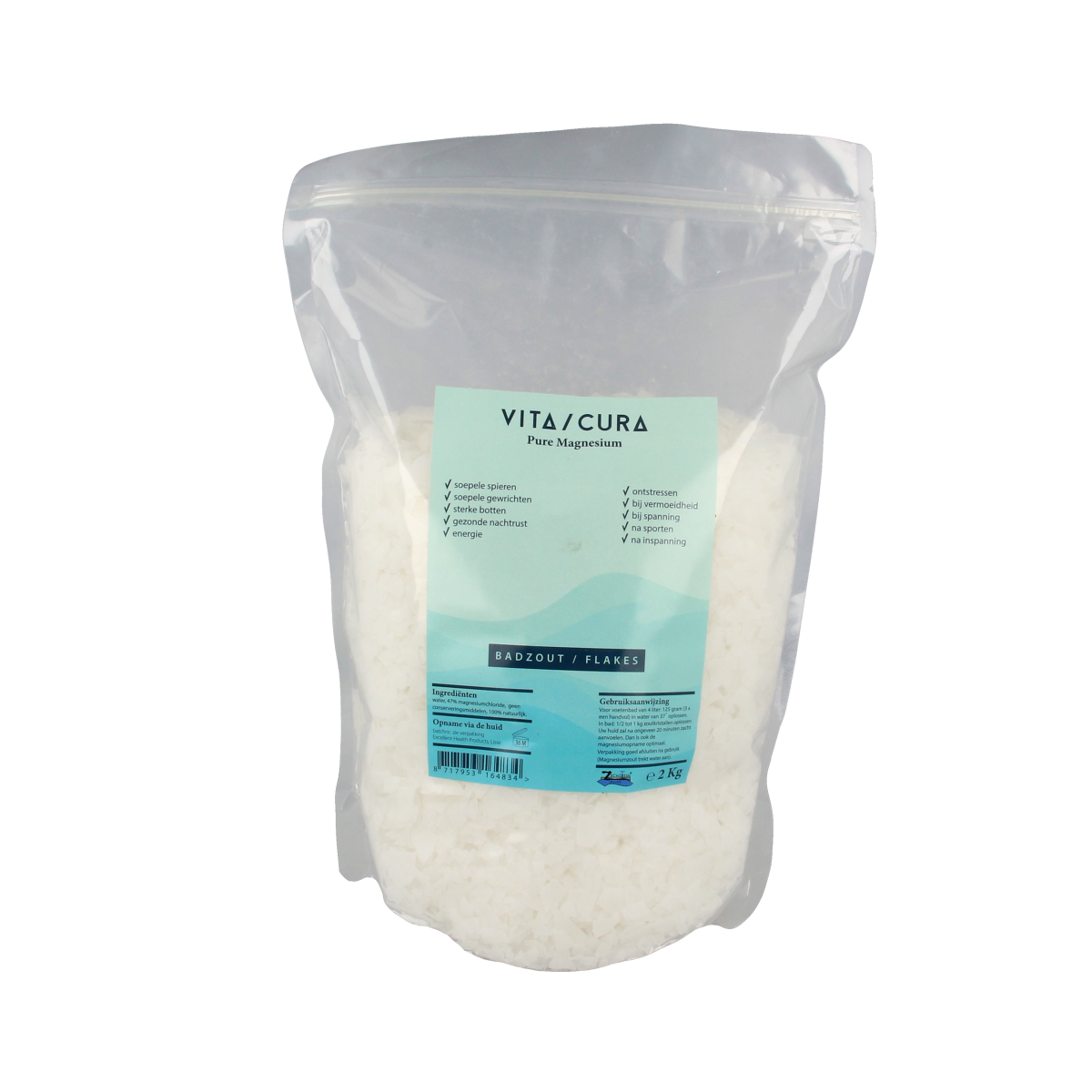 Vitacura Magnesium zout/flakes 2.00 Kilogram