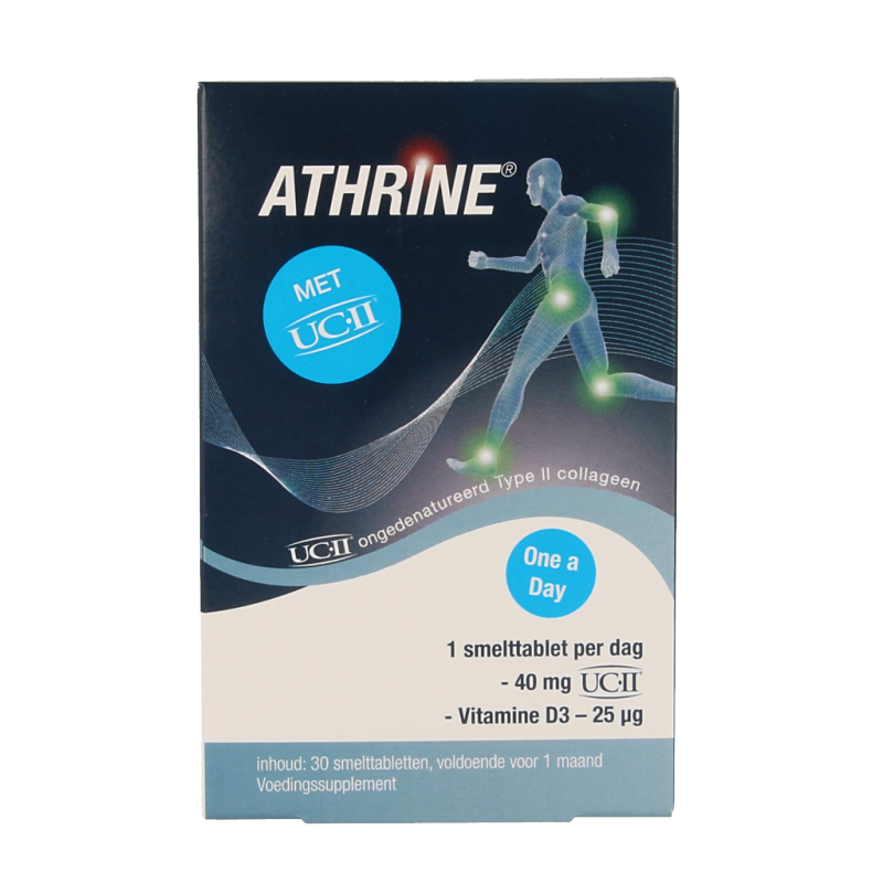 Athrine UC-II en Vitamine D3 30 Tabletten