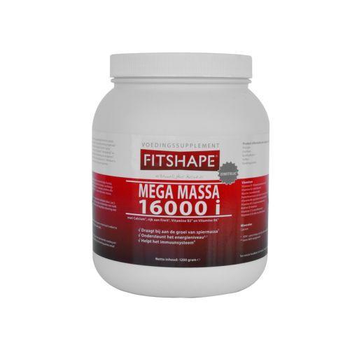 Fitshape Mega 16000 I aardbei  2500 Gram