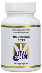 Vital Cell Life Molybdenum 500 mcg 100.00 Capsules