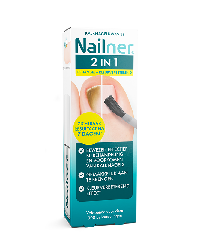Nailner 2-in-1 brush 5 Milliliter