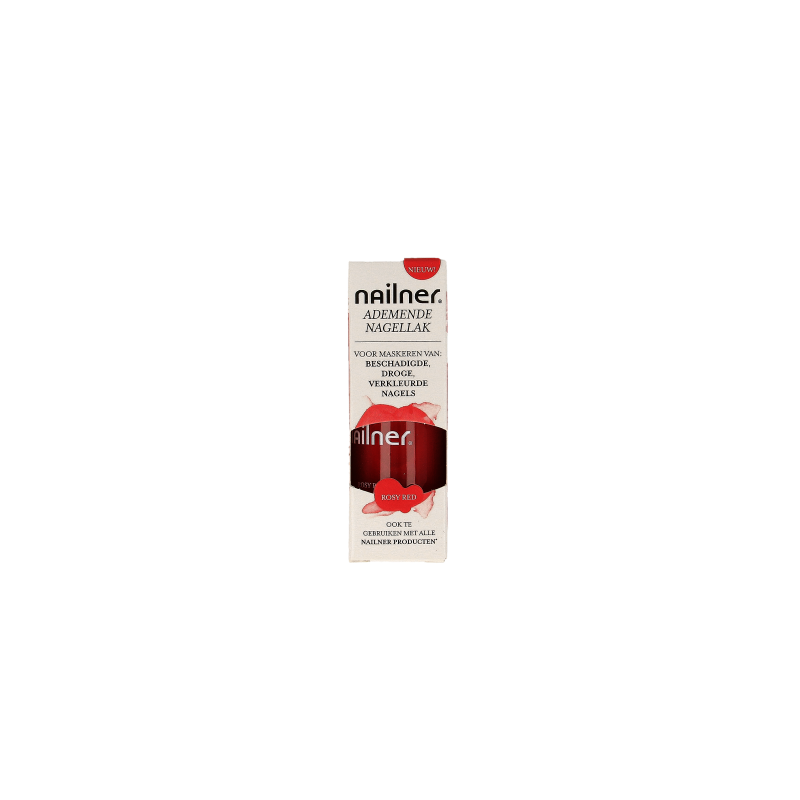 Nailner Nagellak rosy red 8 Milliliter