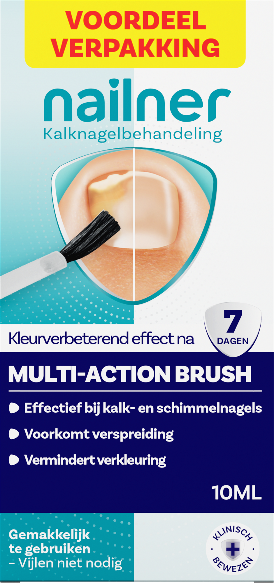 Nailner Multi action brush 10.00 Milliliter