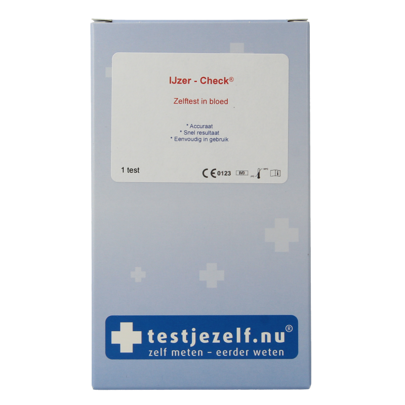 Testjezelf.nu IJzer check zelftest 1 Stuks