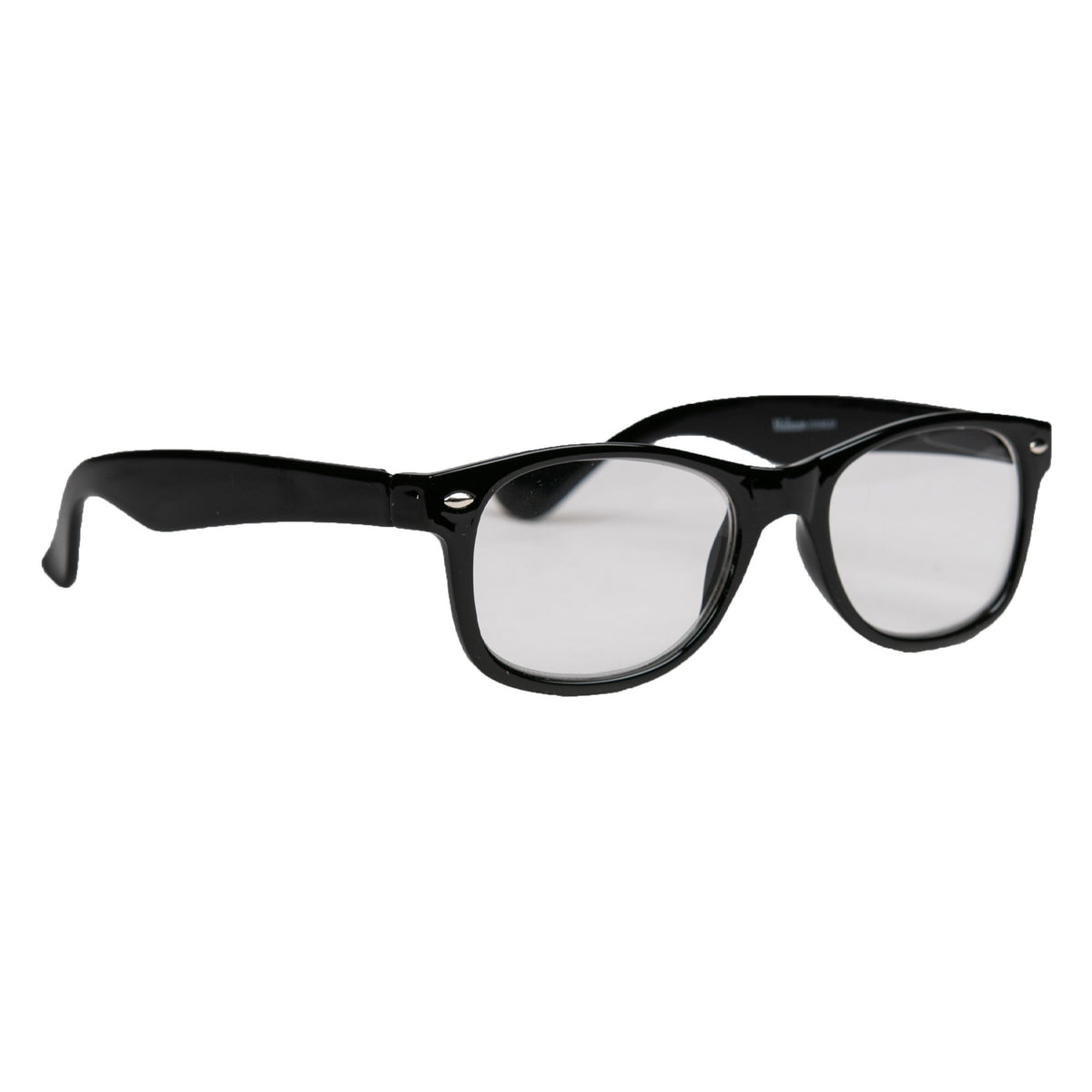 Melleson Leesbril wayfarer glans zwart +2.00 1 Stuks