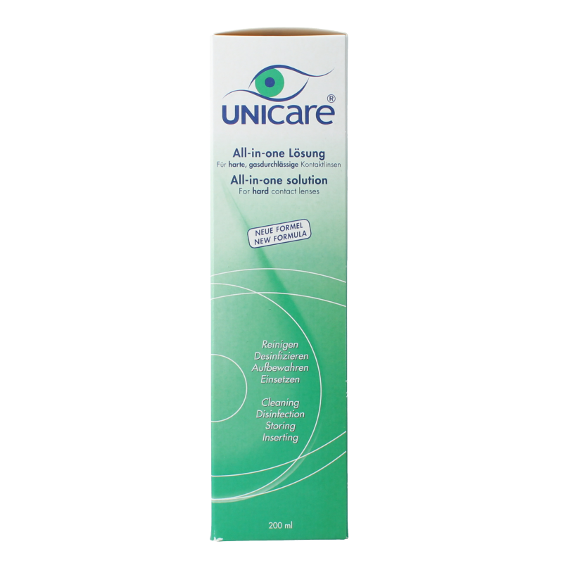 Unicare Alles-in-een vloeistof harde lenzen 200 Milliliter