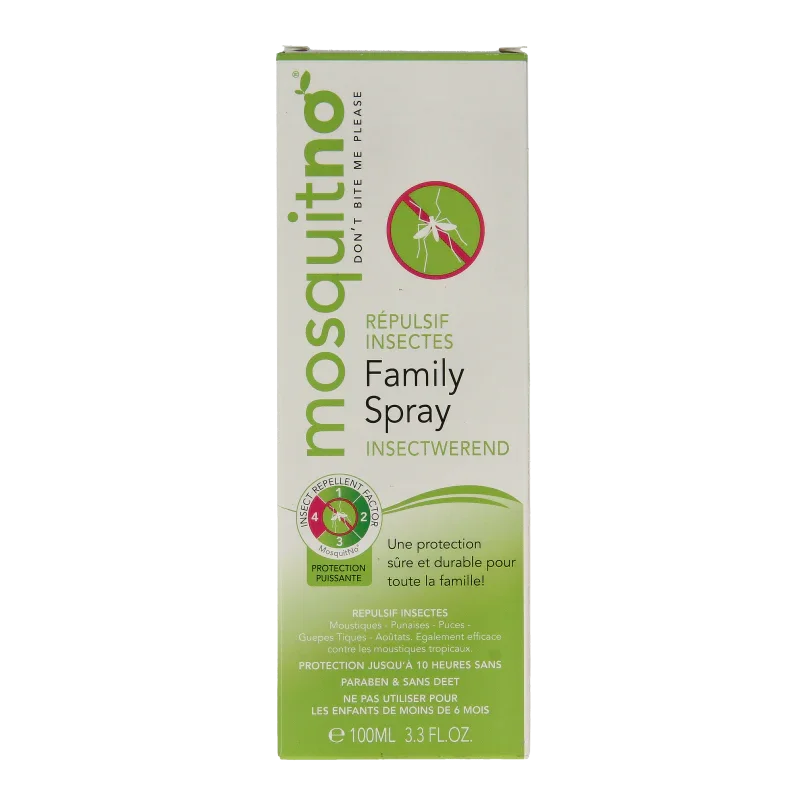 Mosquitno Insect repellent family spray 100 Milliliter