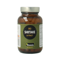 Hanoju Shiitake extract bio 60 Vegetarische capsules