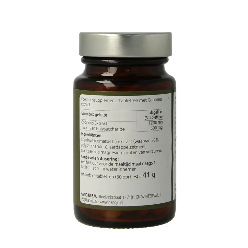 Hanoju Coprinus paddenstoel extract 90 Tabletten
