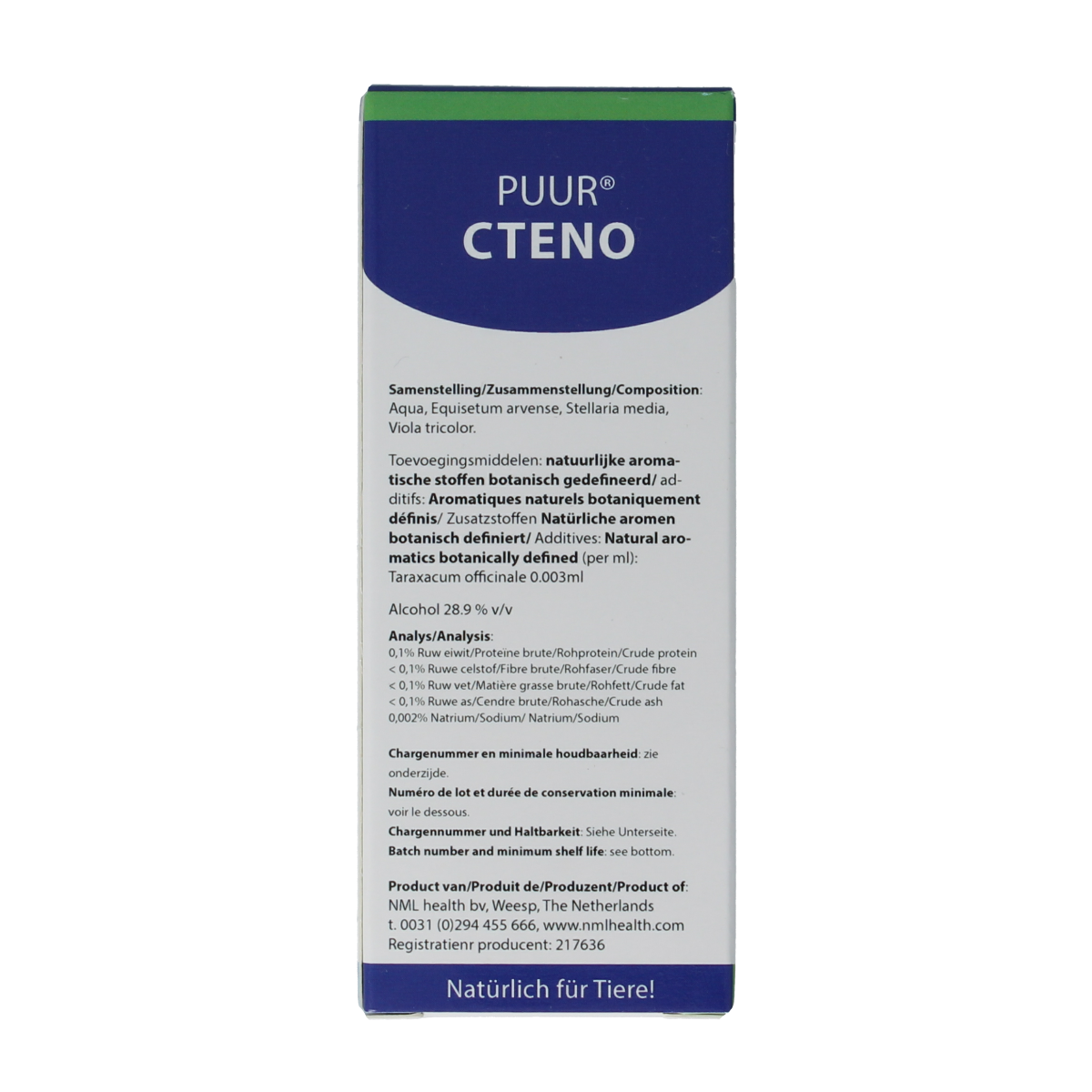 Puur Cteno hond kat 50.00 Milliliter