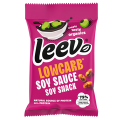 Leev Lowcarb snack soyabonen  soya saus bio 45 Gram