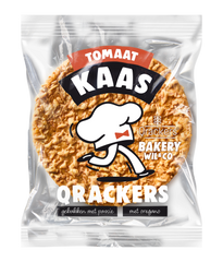 Leev Qrackers tomaat kaas 2st bio 46.00 Gram