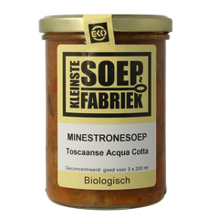 Kleinstesoepfabriek Acqua cotta Toscaanse minestronesoep bio 400 Milliliter