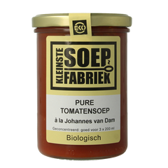 Kleinstesoepfabriek Pure tomatensoep bio 400 Milliliter