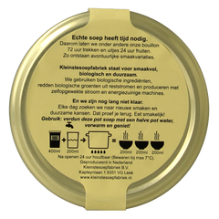 Kleinstesoepfabriek Erwtensoep/snert veganistisch bio 400 Milliliter