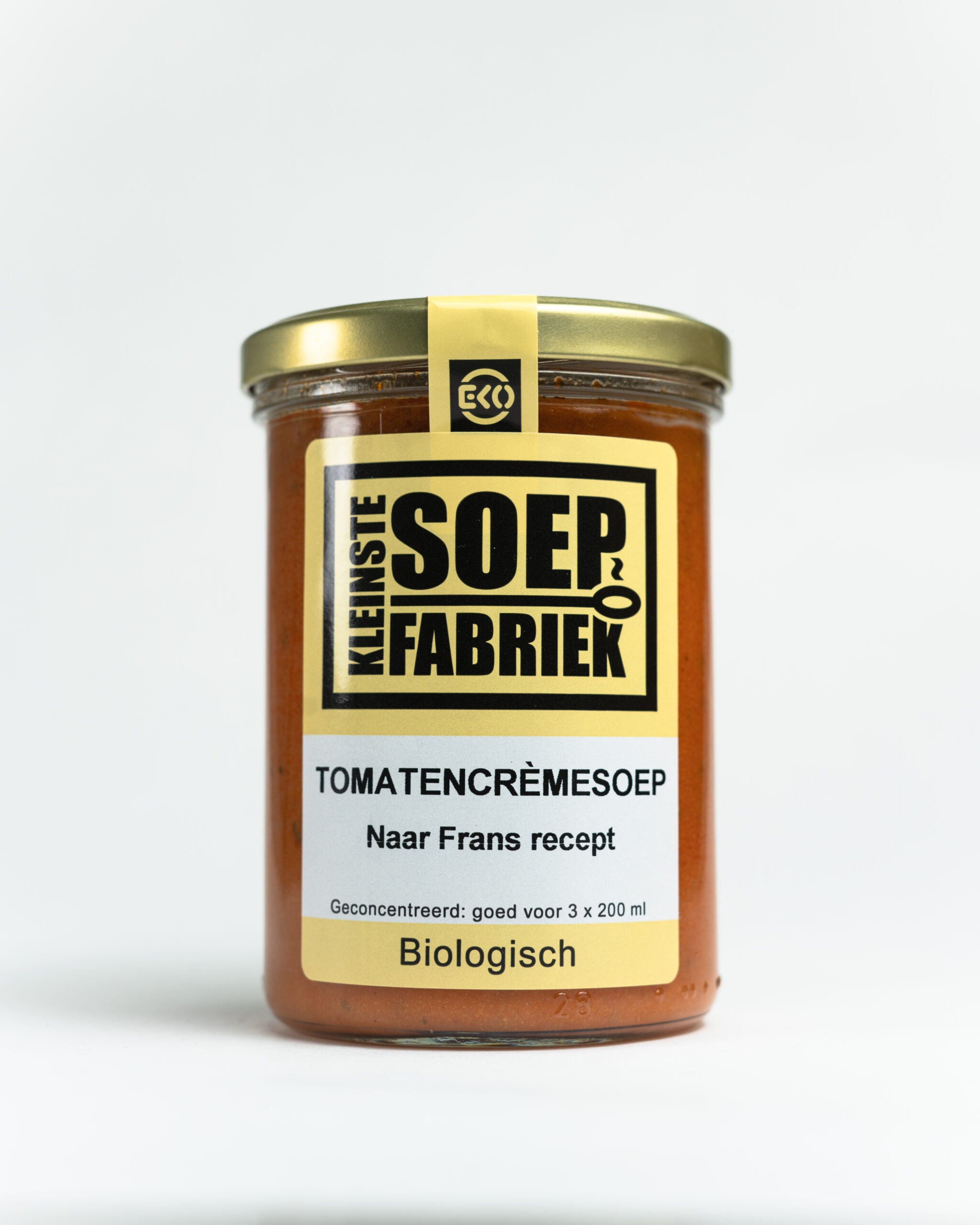 Kleinstesoepfabriek Tomaten creme soep bio 400.00 Milliliter