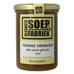 Kleinstesoepfabriek Franse uiensoep vegetarisch bio 400 Milliliter