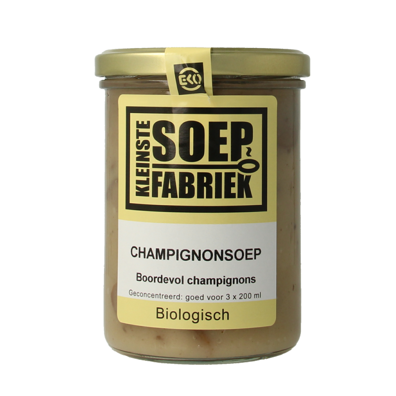 Kleinstesoepfabriek Champignonsoep bio 400 Gram