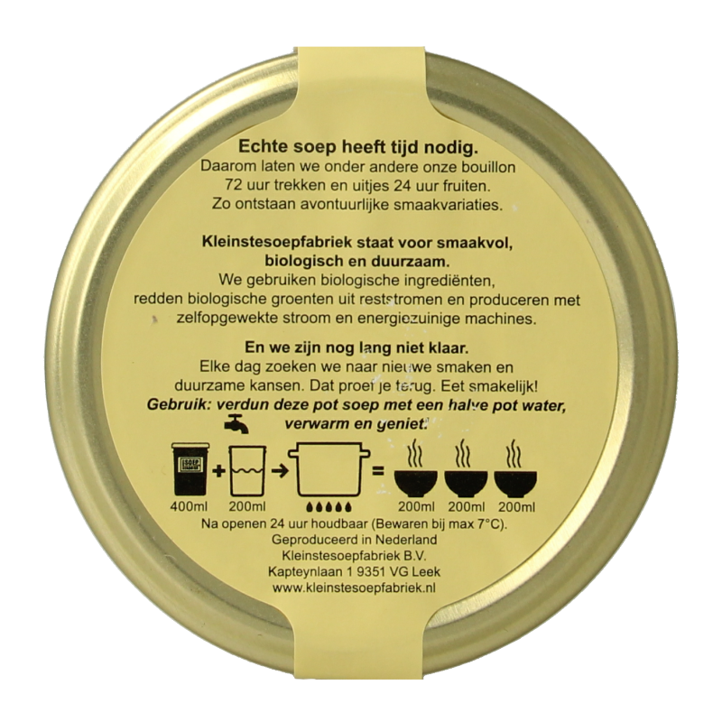 Kleinstesoepfabriek Khao Soi hemelse soep bio 400 Milliliter