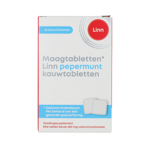 Linn Tabletas masticables de menta 48 Tabletas masticables