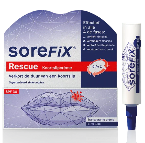 SoreFix Rescue koortslipcreme tube 6 Milliliter