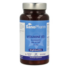 SanoPharm Vitamine B3 niacinamide 50mg 60 Tabletten