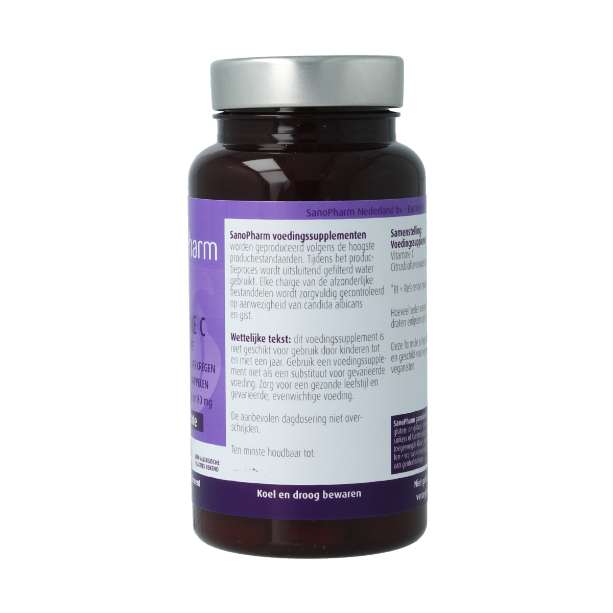 SanoPharm Vitamine C 250mg & bioflavonoiden 80mg 60.00 Tabletten