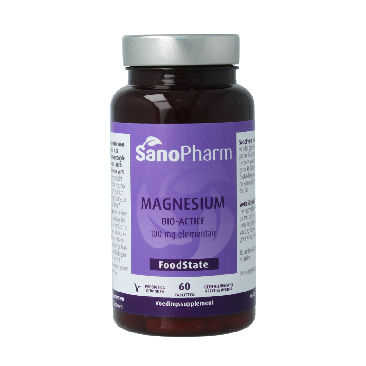 SanoPharm FoodState magnesium 100 mg 60.00 Tabletten