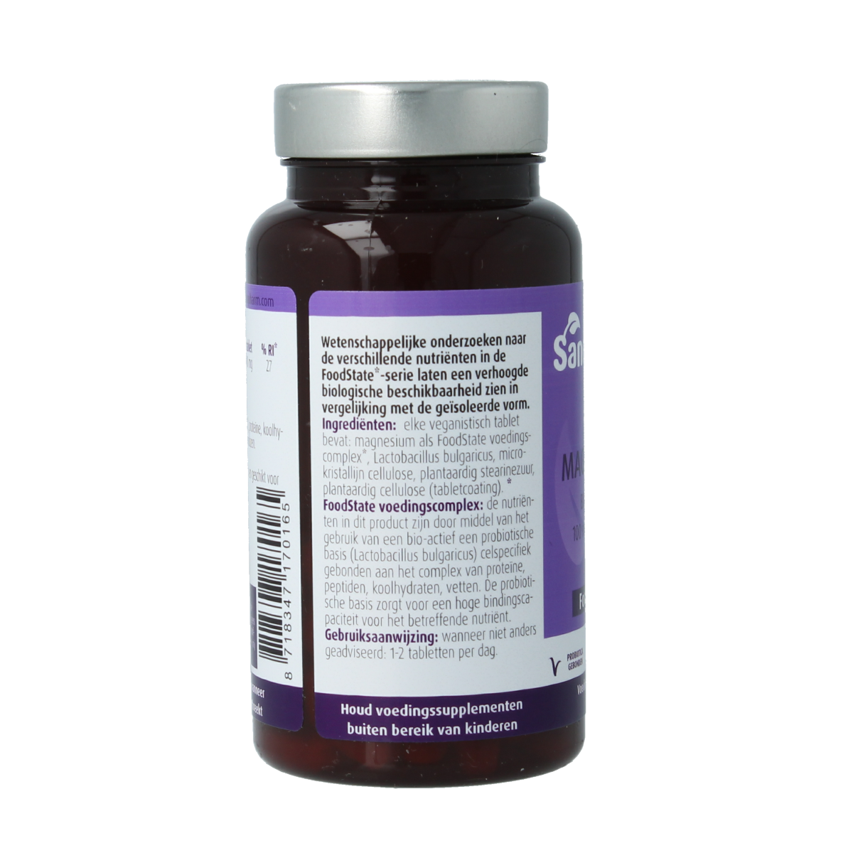 SanoPharm FoodState magnesium 100 mg 60.00 Tabletten