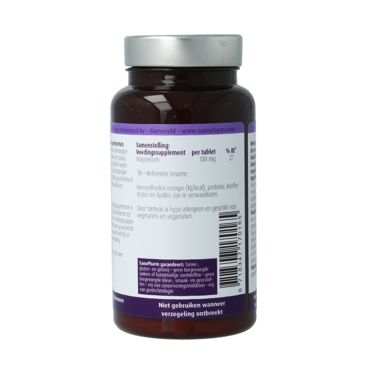 SanoPharm FoodState magnesium 100 mg 60.00 Tabletten